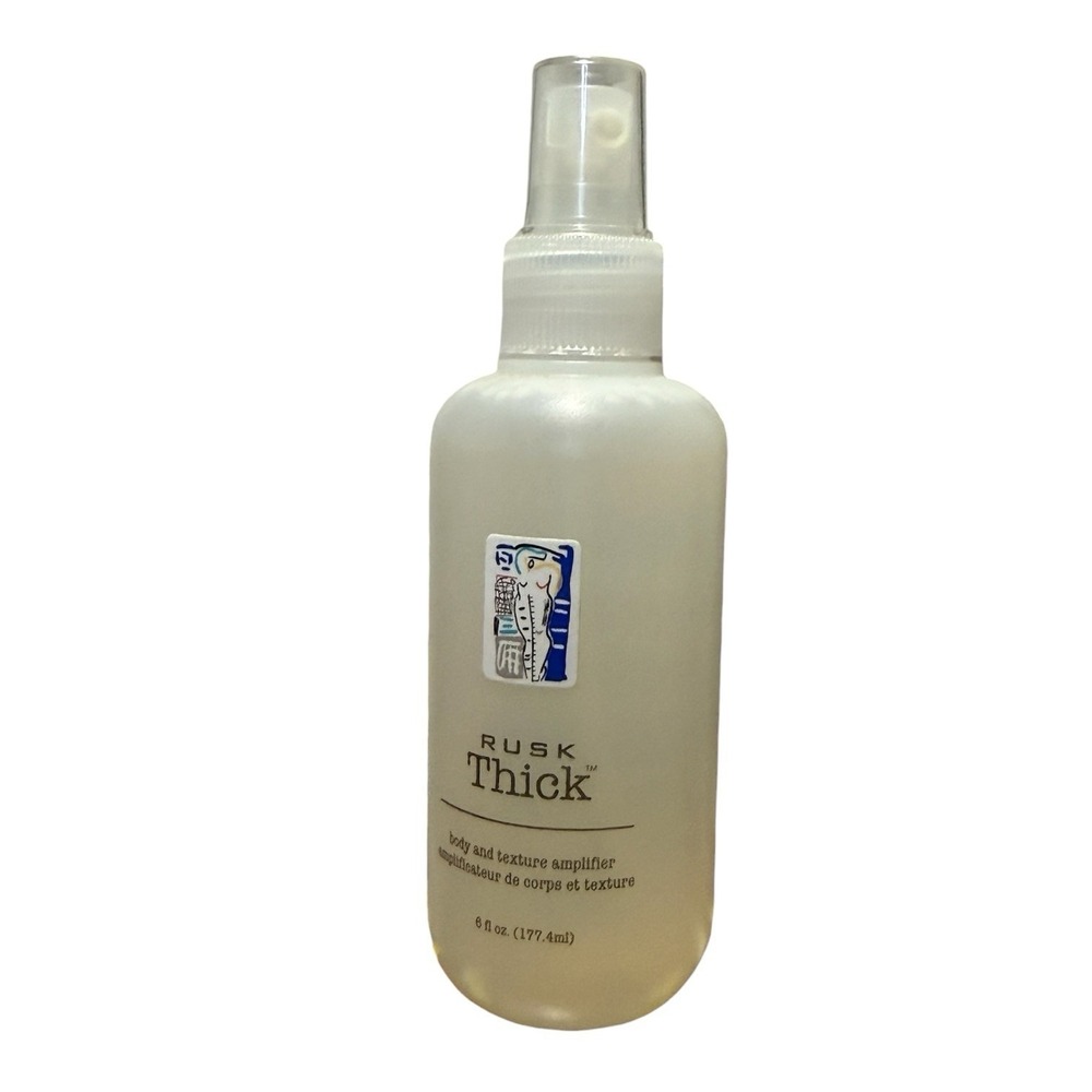 Rusk Thick Body and Texture Amplifier Spray 6 oz Discontinued Rare Y2K Era Hair